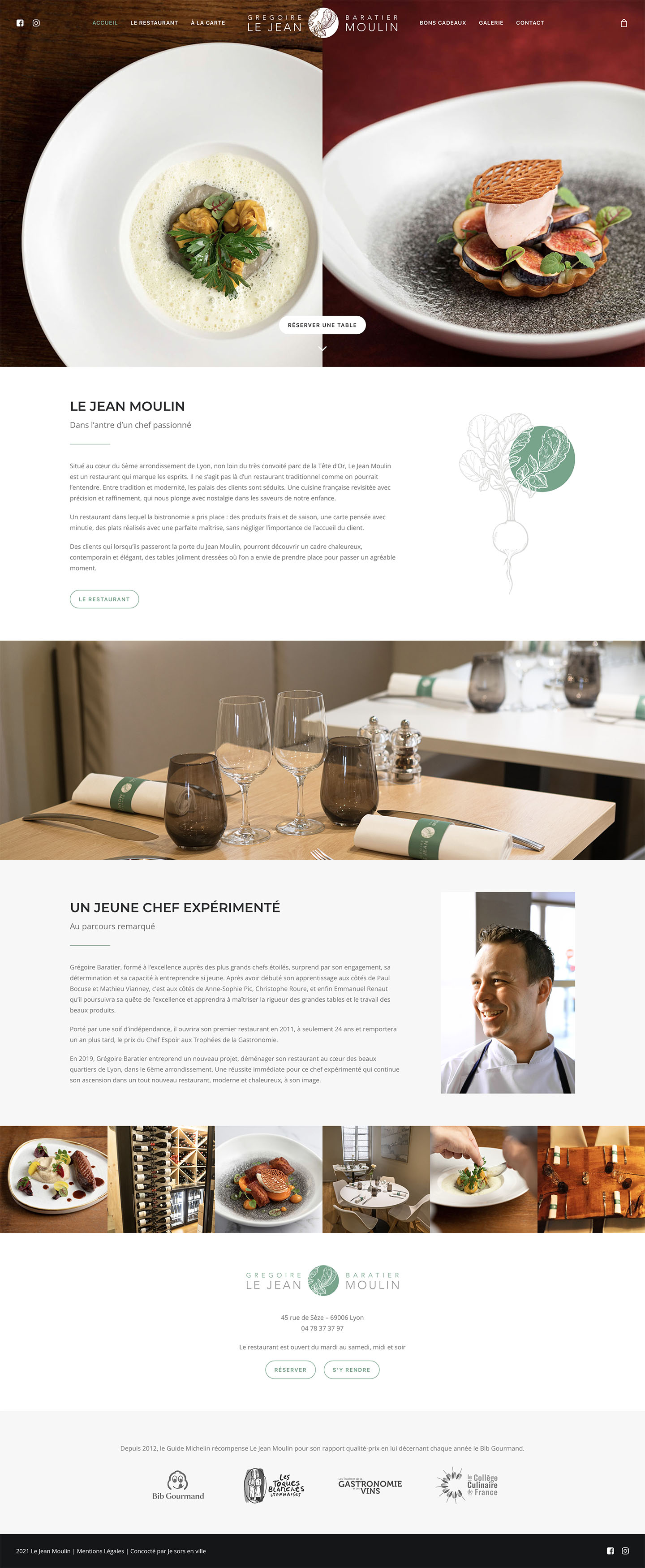 Site web Le Jean Moulin Lyon