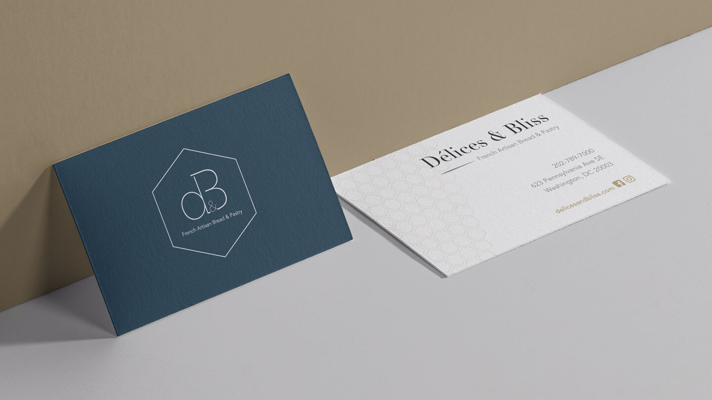 Cartes de visite Délices & Bliss