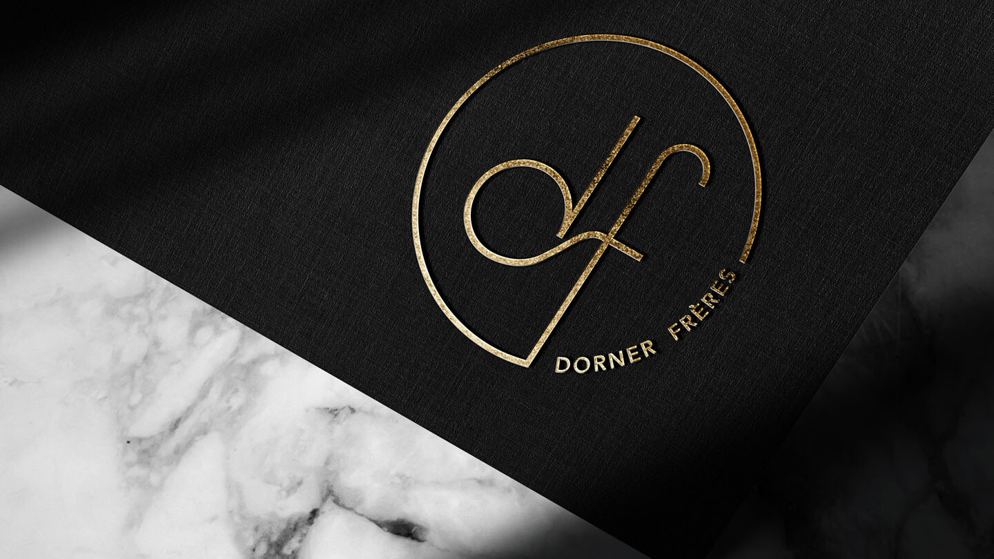 Création logo pâtisserie Dorner Frères Lyon